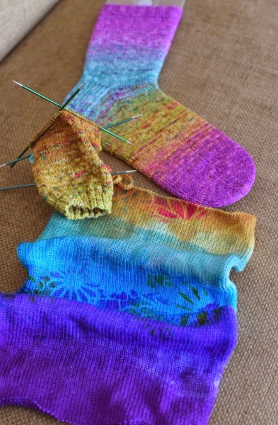 Sock Blank Painting w/ Christina