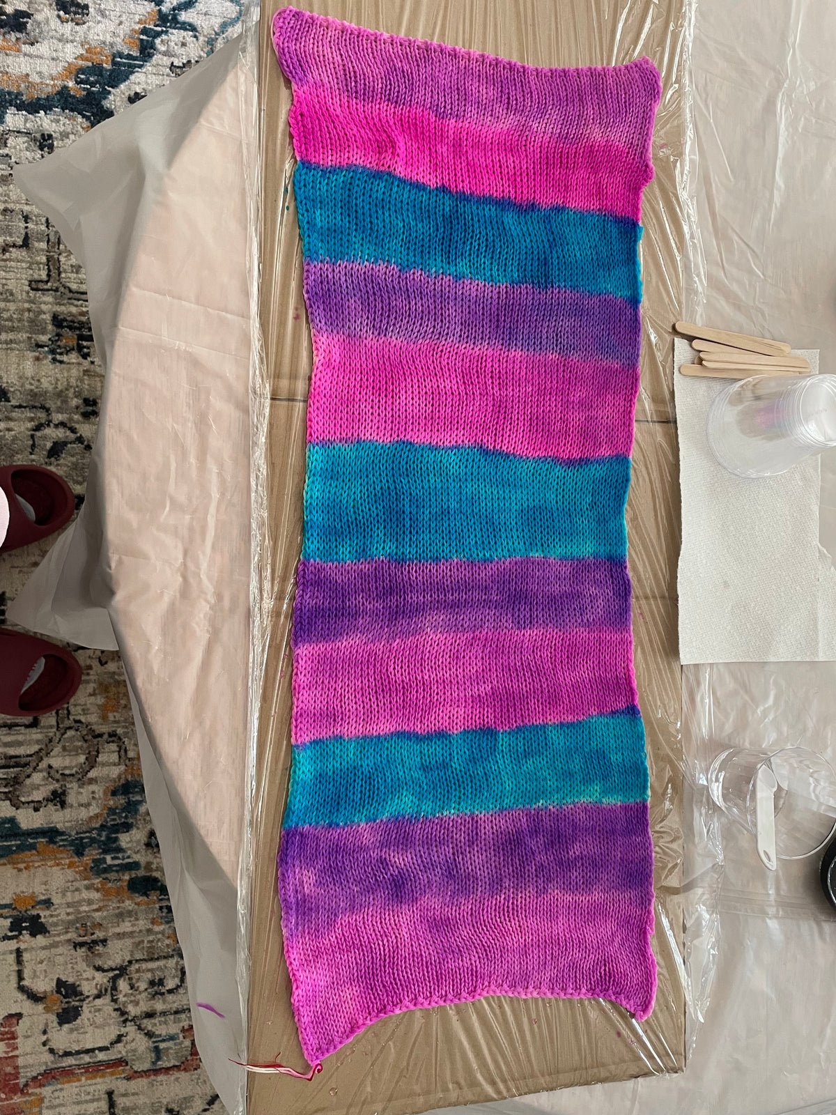 Sock Blank Painting w/ Christina