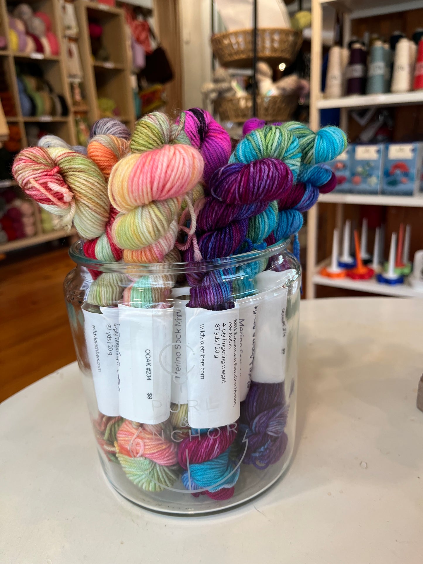 Wild Violet mini skeins