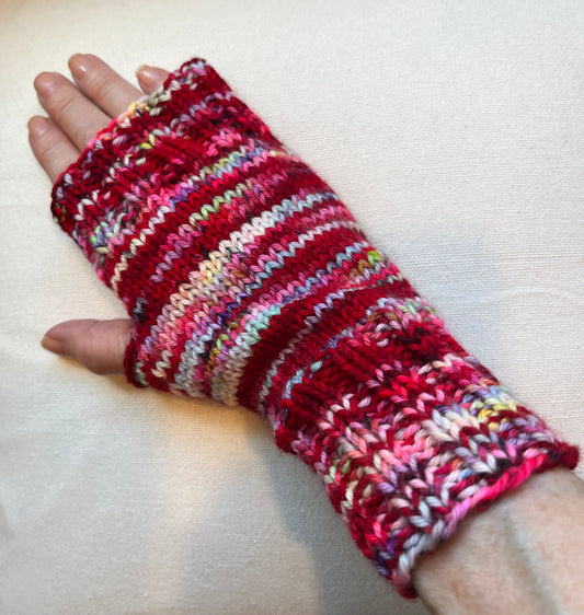 Magic Loop Fingerless Mitts Workshop  w/ Christina