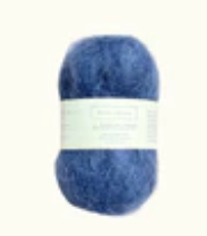 Le Petite Silk Mohair - "new" soft blue black