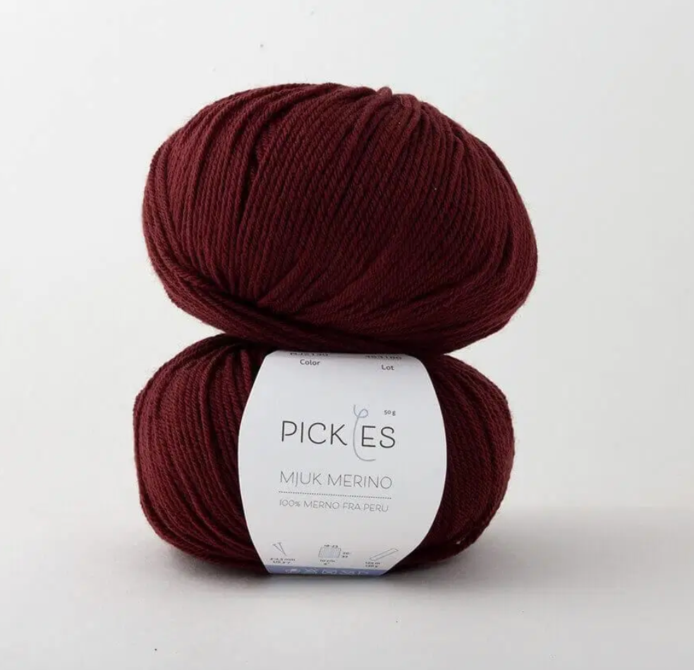 Pickles Mjuk Merino - RJ2130 Mahogany