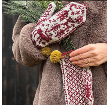 Knitting Latvian Mittens with Sue